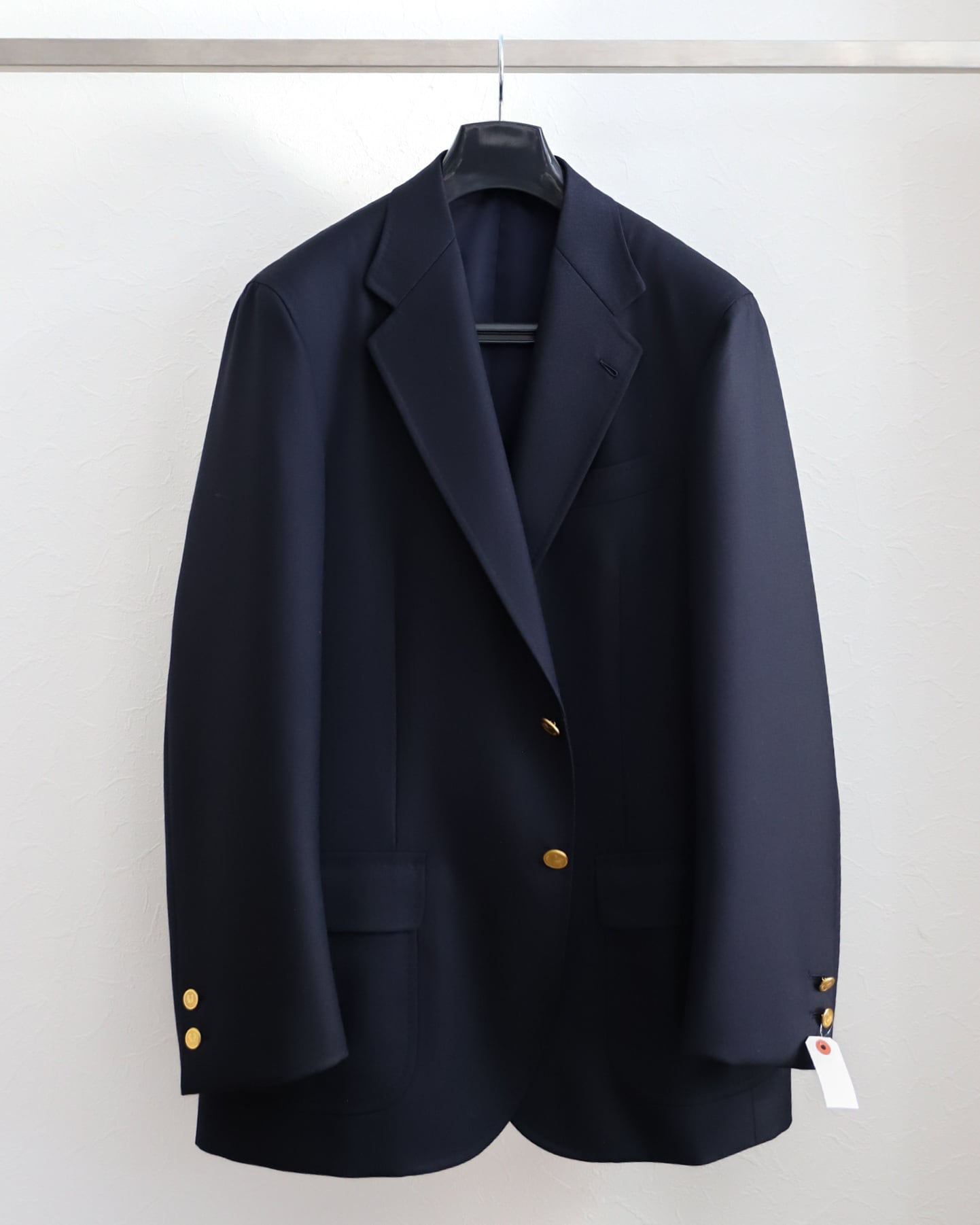 新品】MINTENS made in Italy DRAPERS special wool Fabric Navy