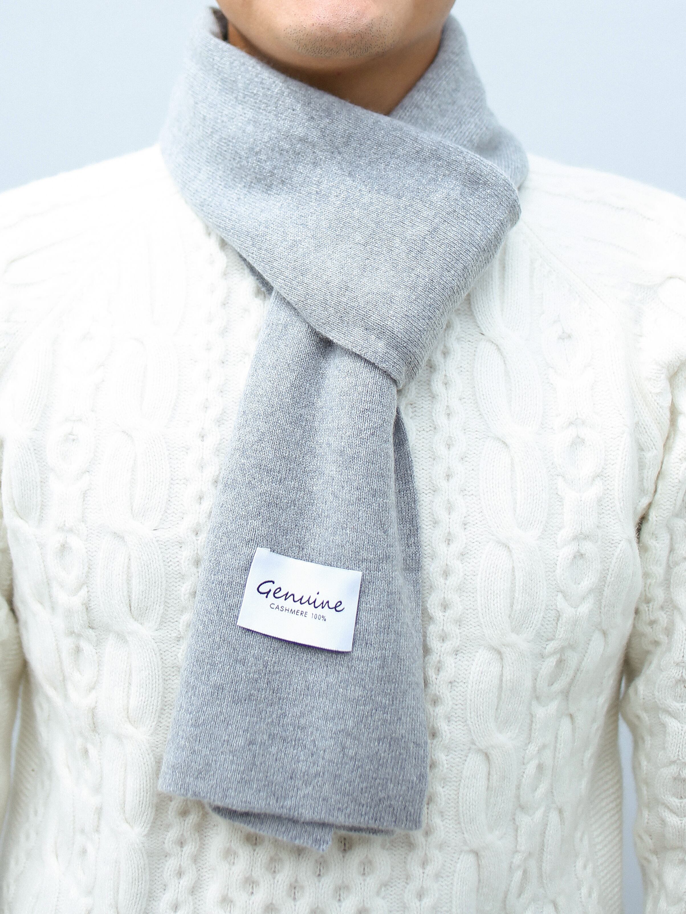 PURE CASHMERE カシミヤ マフラー-