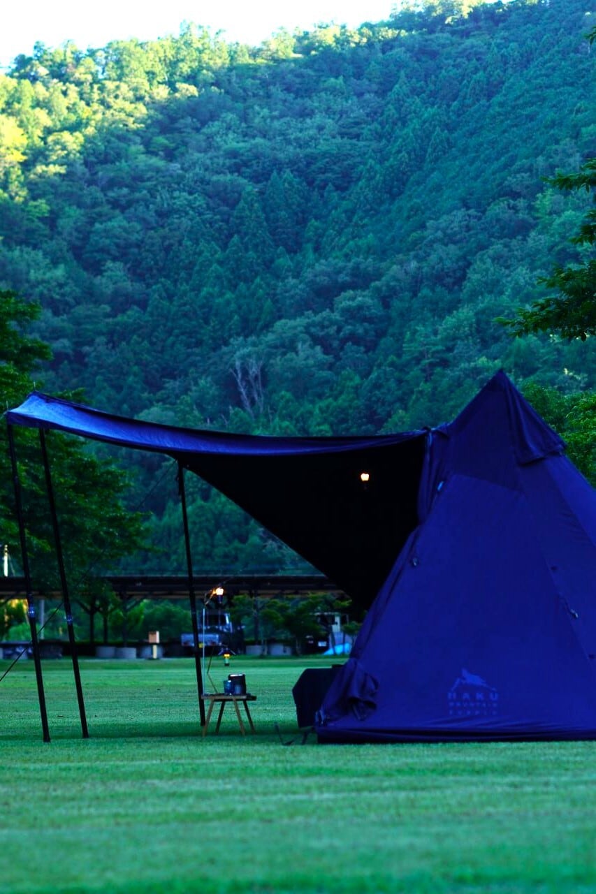受注生産】HKM504 Blue Veil（INDIGO FLOORLESS SHELTER） | H.A.K.U