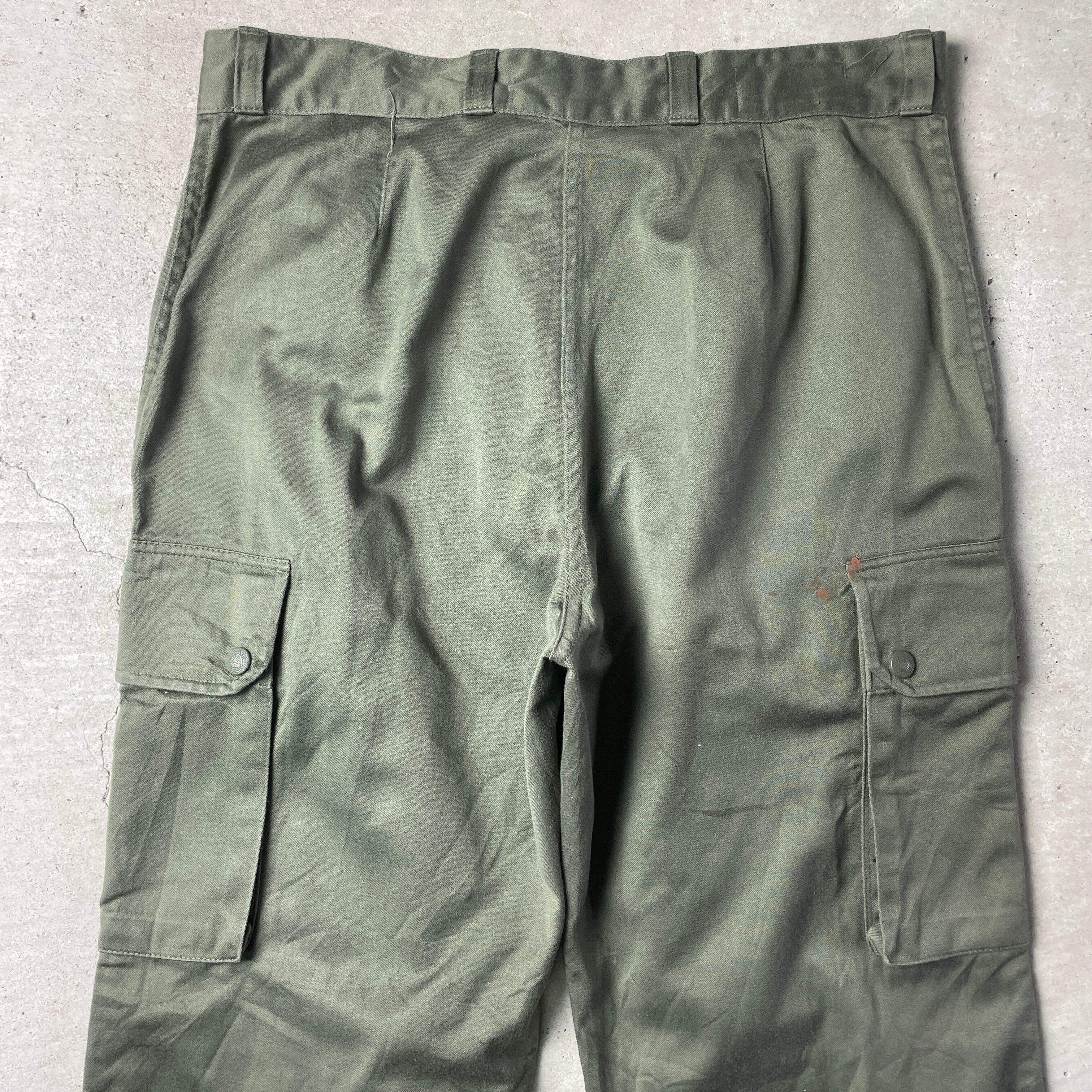 フランス軍 F2 カーゴパンツ メンズW32相当 古着 ユーロミリタリー
