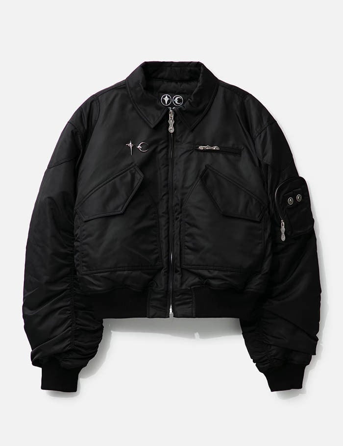 thug club ma-1 正規品 美品 THUG CLUB サグクラブ A Wingless Bird MA-1 フライトジャケット