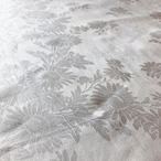 リネンシーツ　フラット ダマスク織　ダブルサイズ　大きな白い布_ 12cle17