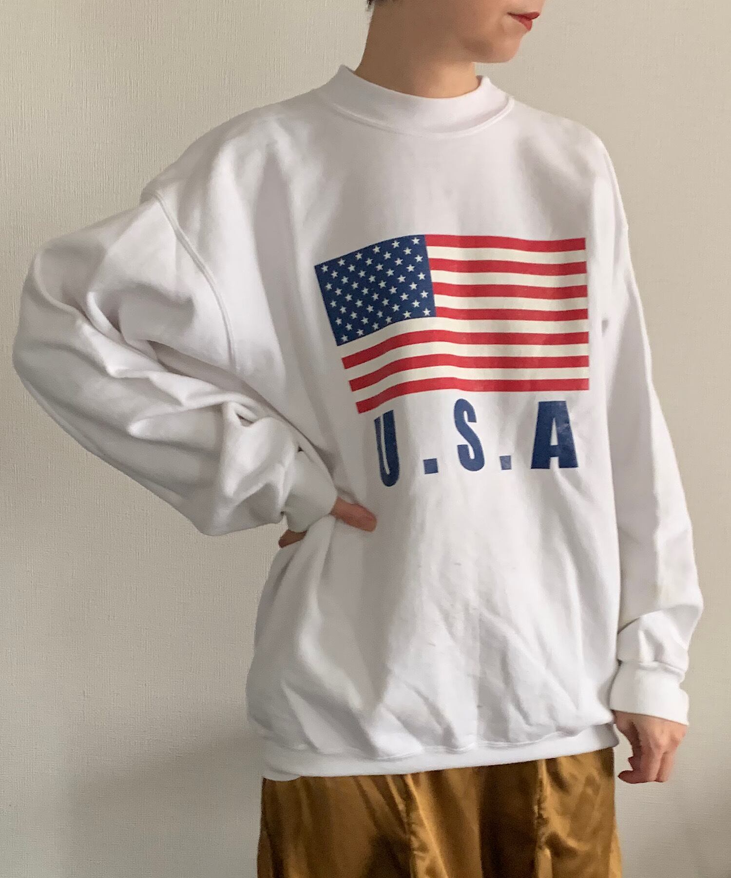 【送料無料】90's USA sweatshirt Unisex (men's L)