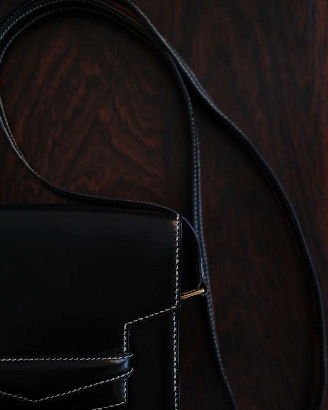 1985s HERMES FACO STITCH SHOULDER BAG