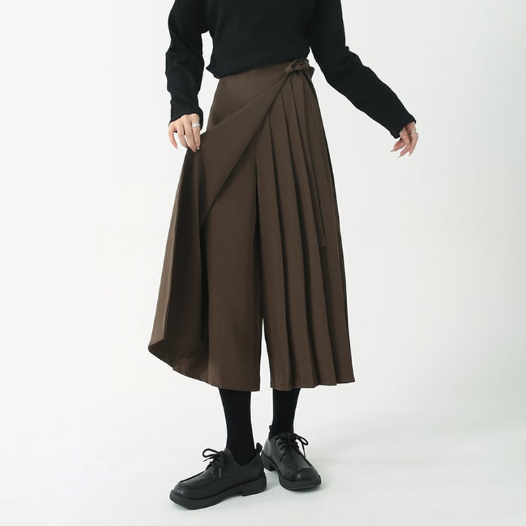 ラッププリーツガウチョパンツ《2色》No.5373 | closetly