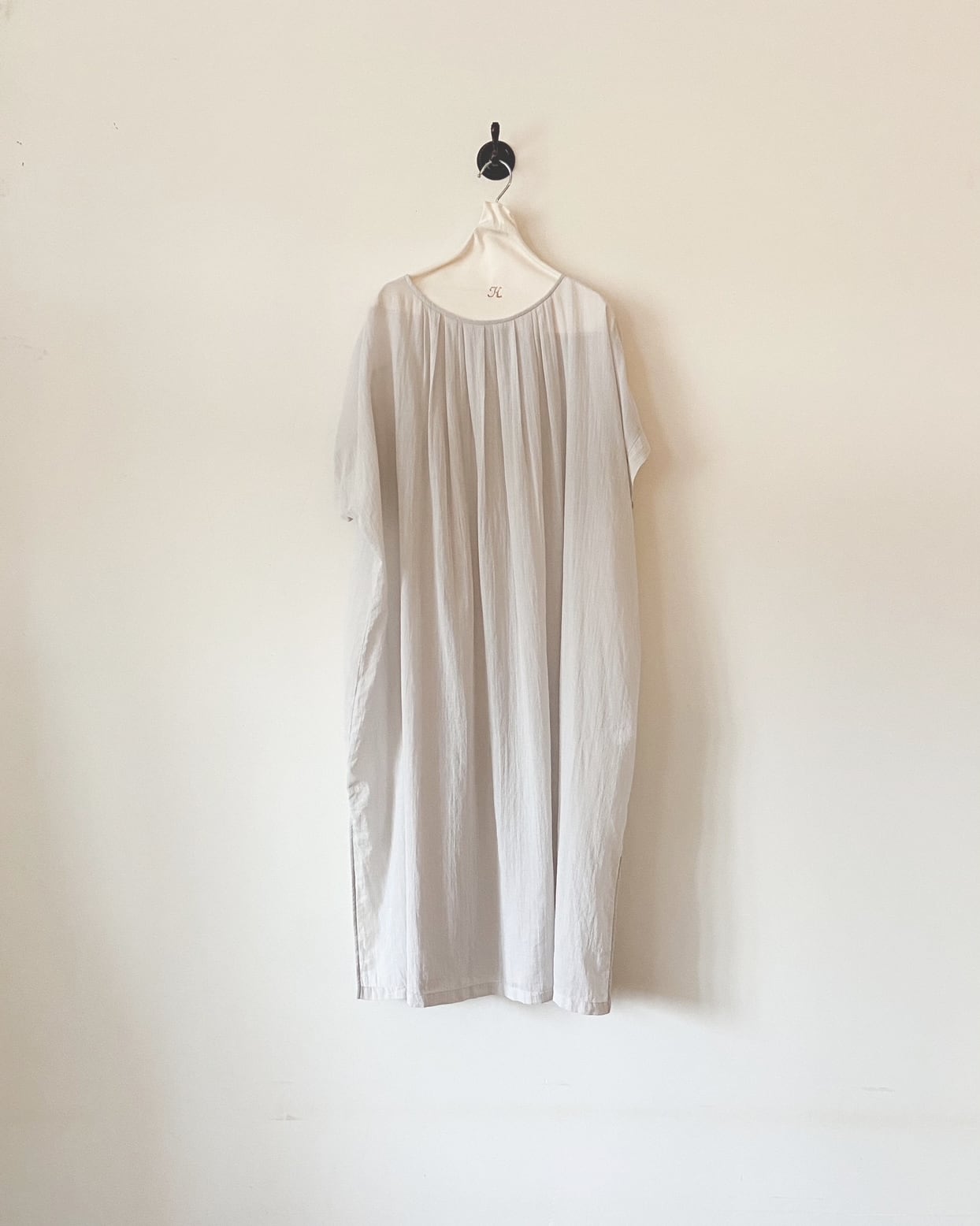 evam eva タックワンピース　tuck one-piece