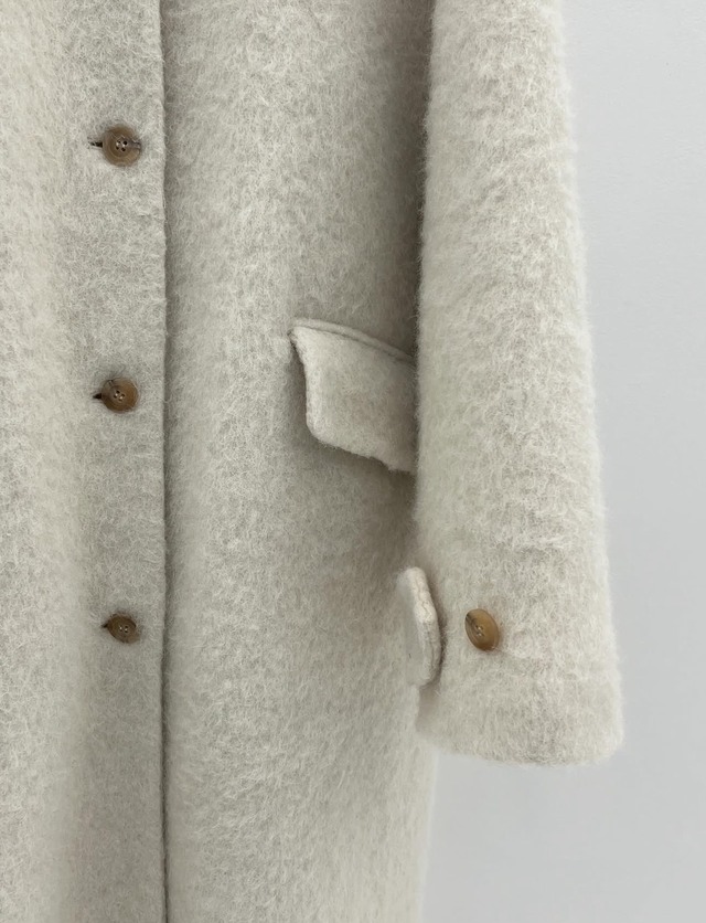 (予約) verveine / Lea alpaca handmade coat 2color