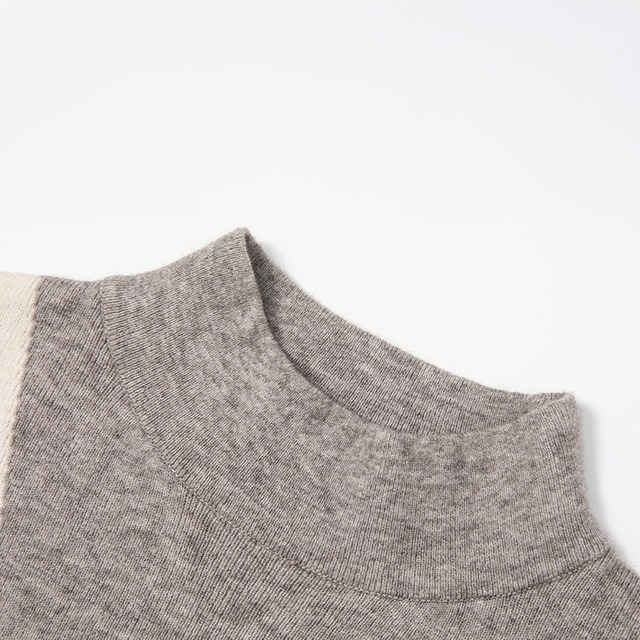 Color block knit A00258