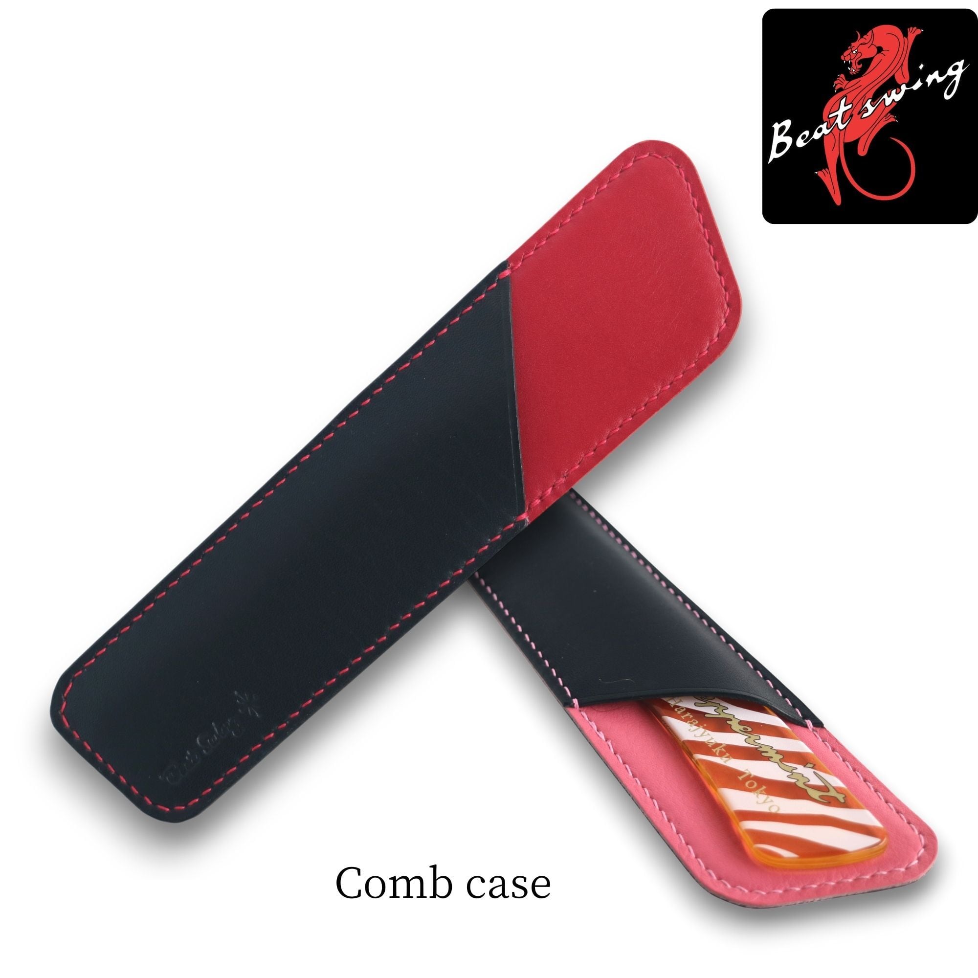 レザー コームケース Two Colors BEAT SWING ロカビリーファッション