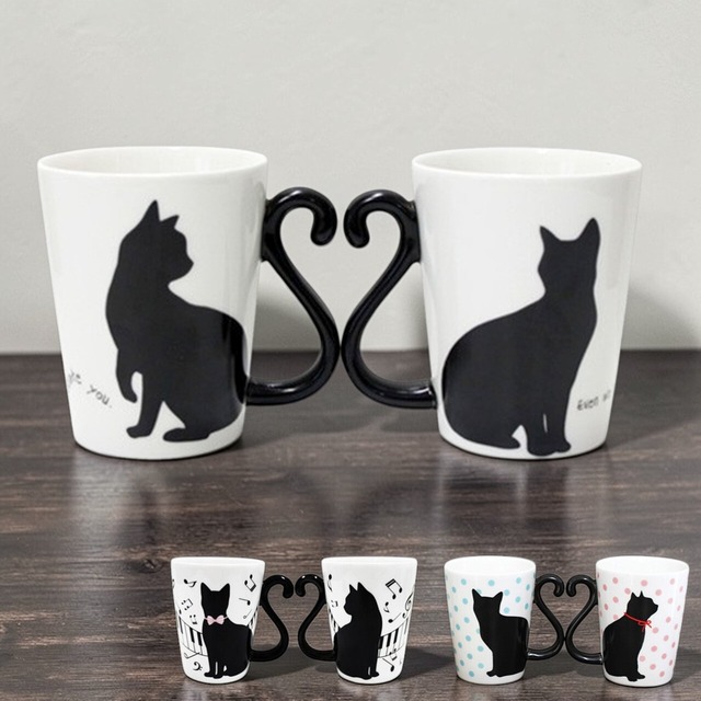 猫柄 ペア マグカップ セット ねこ 食器 引越 結婚祝い プレゼント 猫雑貨