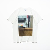 TACOMA FUJI RECORDS Fishin’ On Sunday Tee designed by Hirohisa Yokoyama WHITE