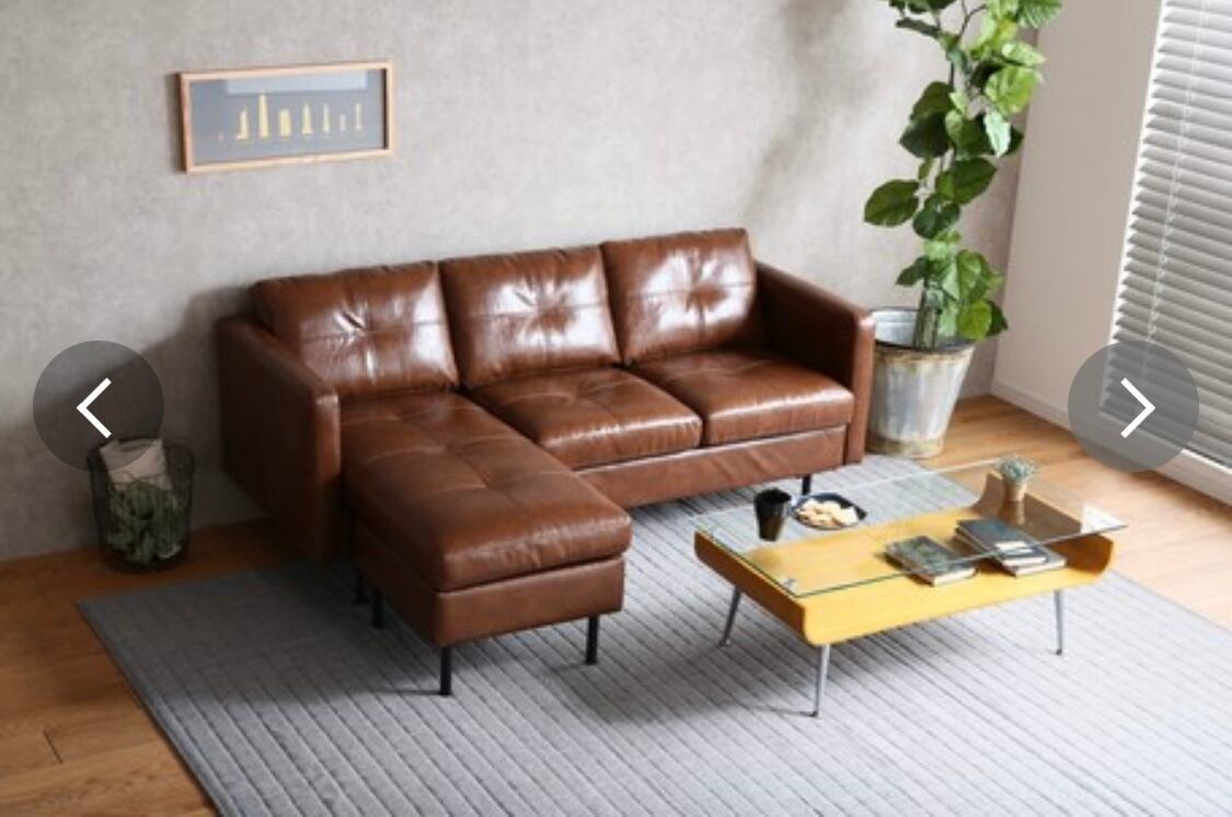 【新品・送料無料】Carlos 3人掛 カウチソファ 人気 Carlos 3人掛 カウチソファ | LuchiLaki