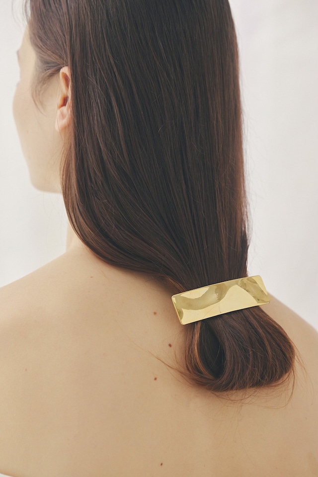 middle square barrette