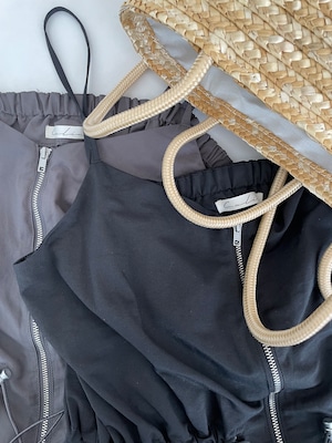 【ORIGINAL】zip salopette( ladies)