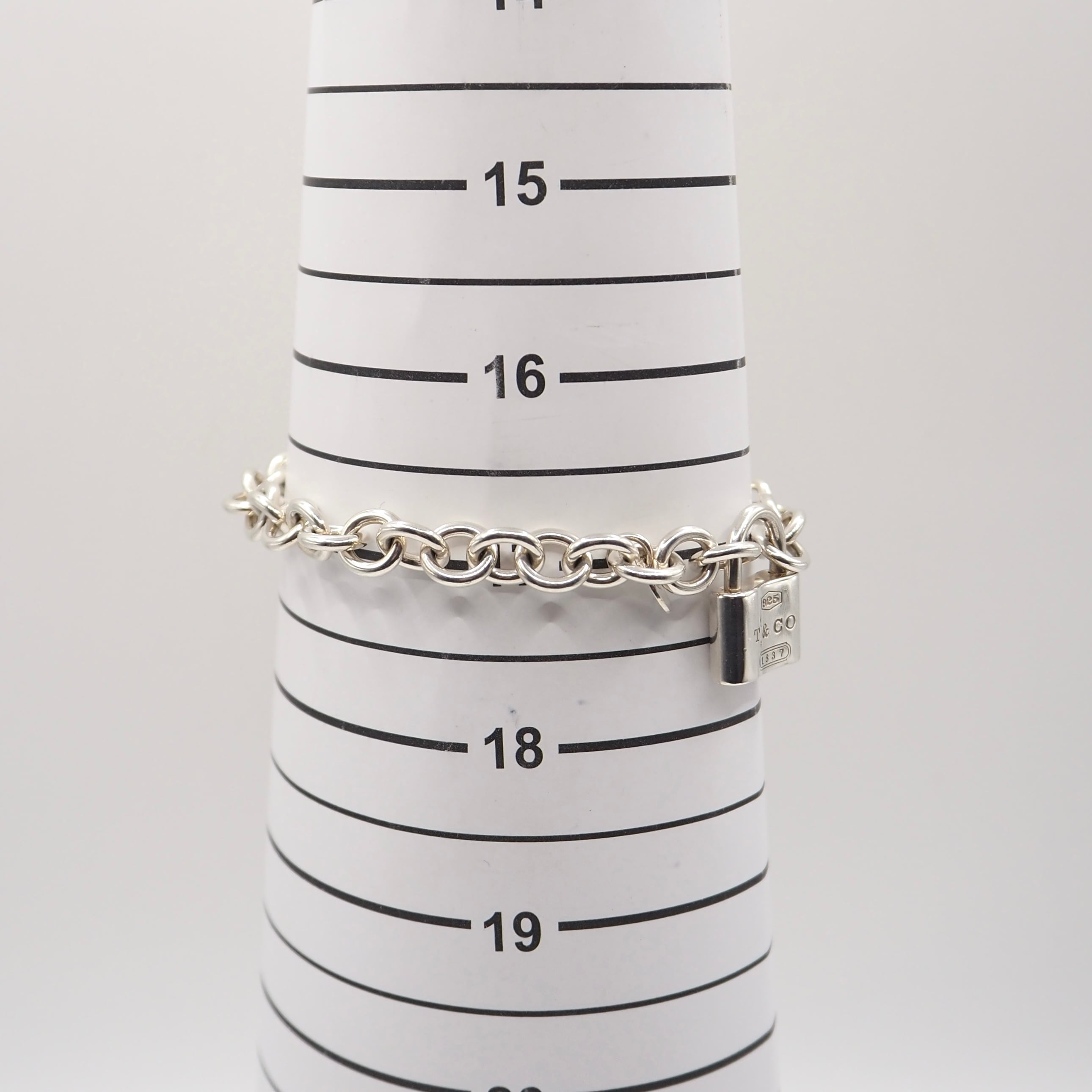 Tiffany&Co. パドロックチェーンブレスレット シルバー925