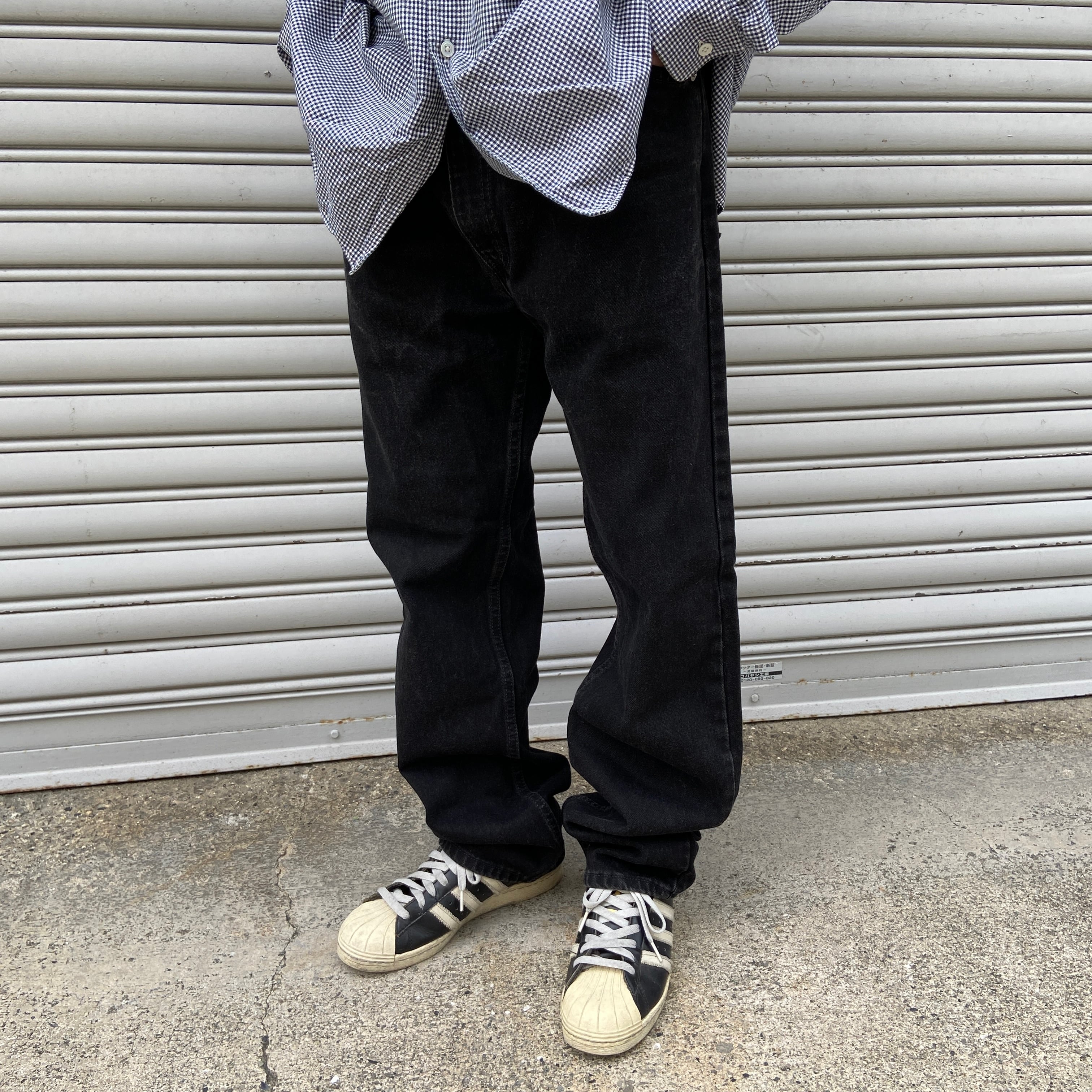 90s USA製 Levi's リーバイス 505 ブラックデニム W36L30 | 古着 90s USA製 Levi's リーバイス 505 ブラックデニム W36L30 | 古着