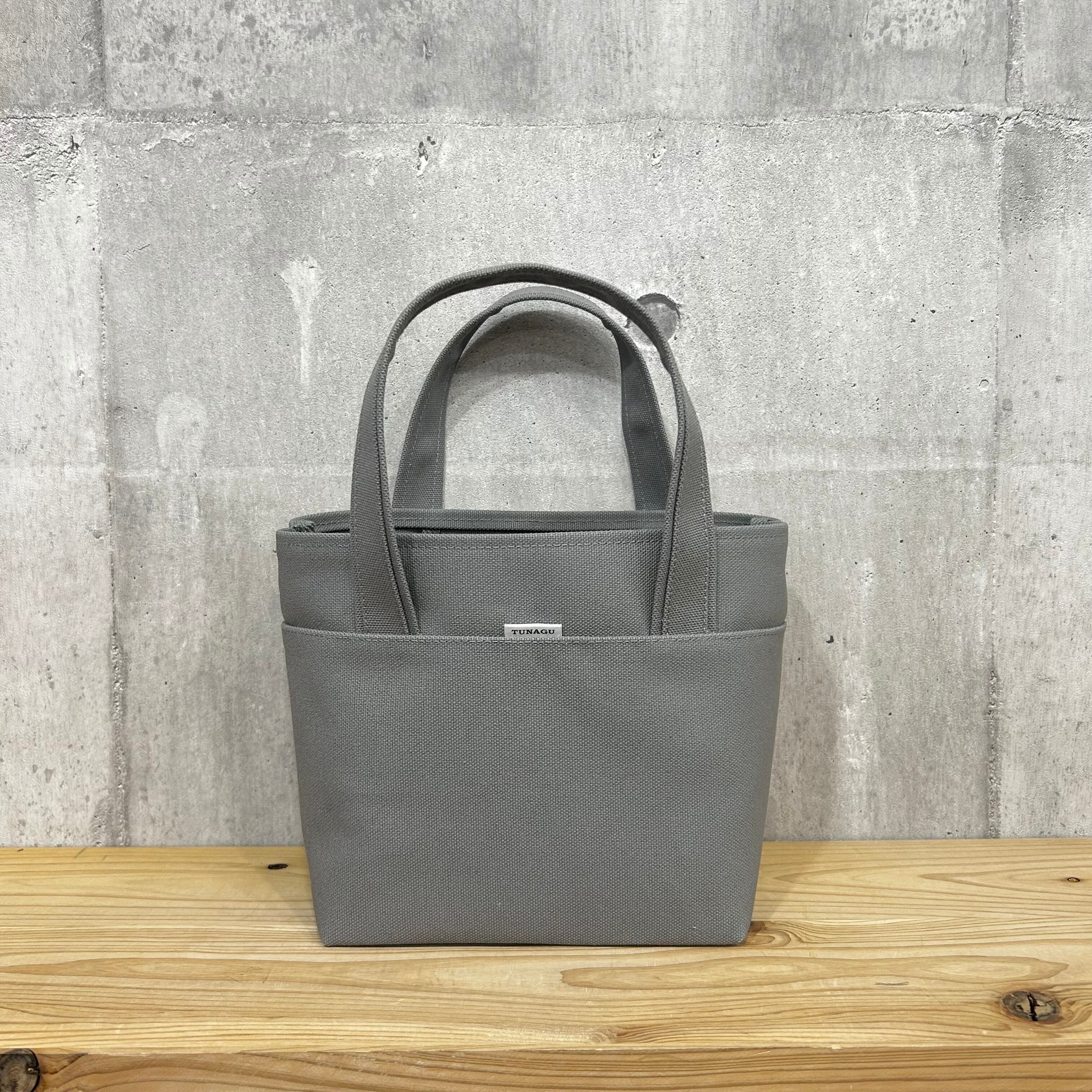 .+*ちょっとそこまで*+.コロコロトートバッグ【グレー】