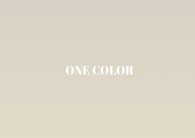 one color