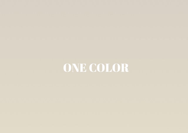 one color