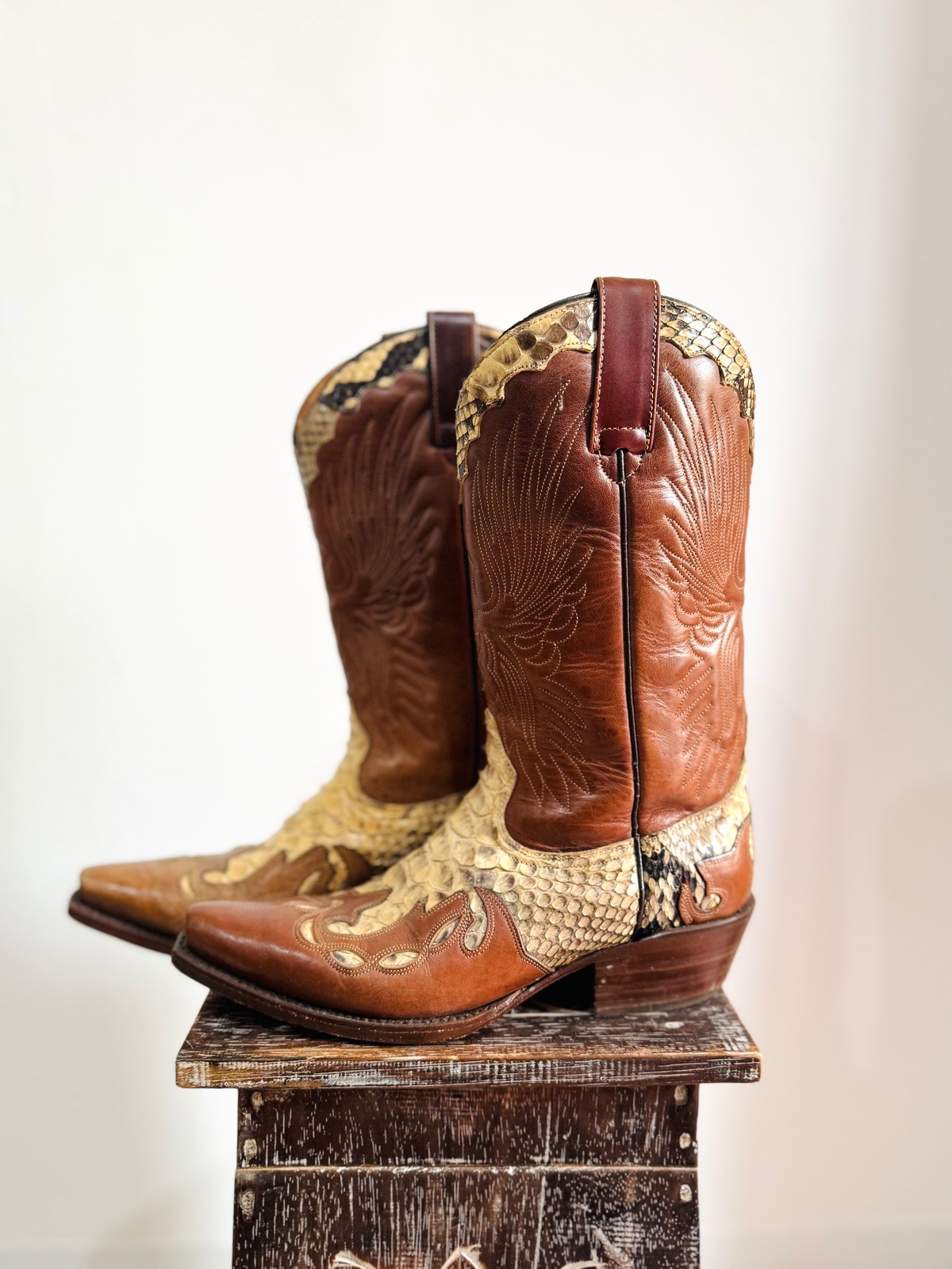 Mexico vintage Python Western boots | DIGNITY
