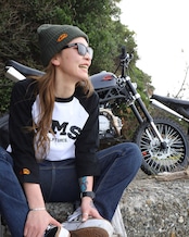 MMS RAGLAN! 3/4 SLEEVE /ホワイト