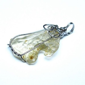 リビアングラス ペンダント 一点物 メール便可 [M便 1/20] 112-13562