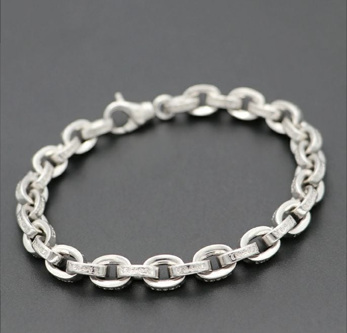 CHROME HEARTS クロムハーツ K18WG ラージ ペーパーチェーン