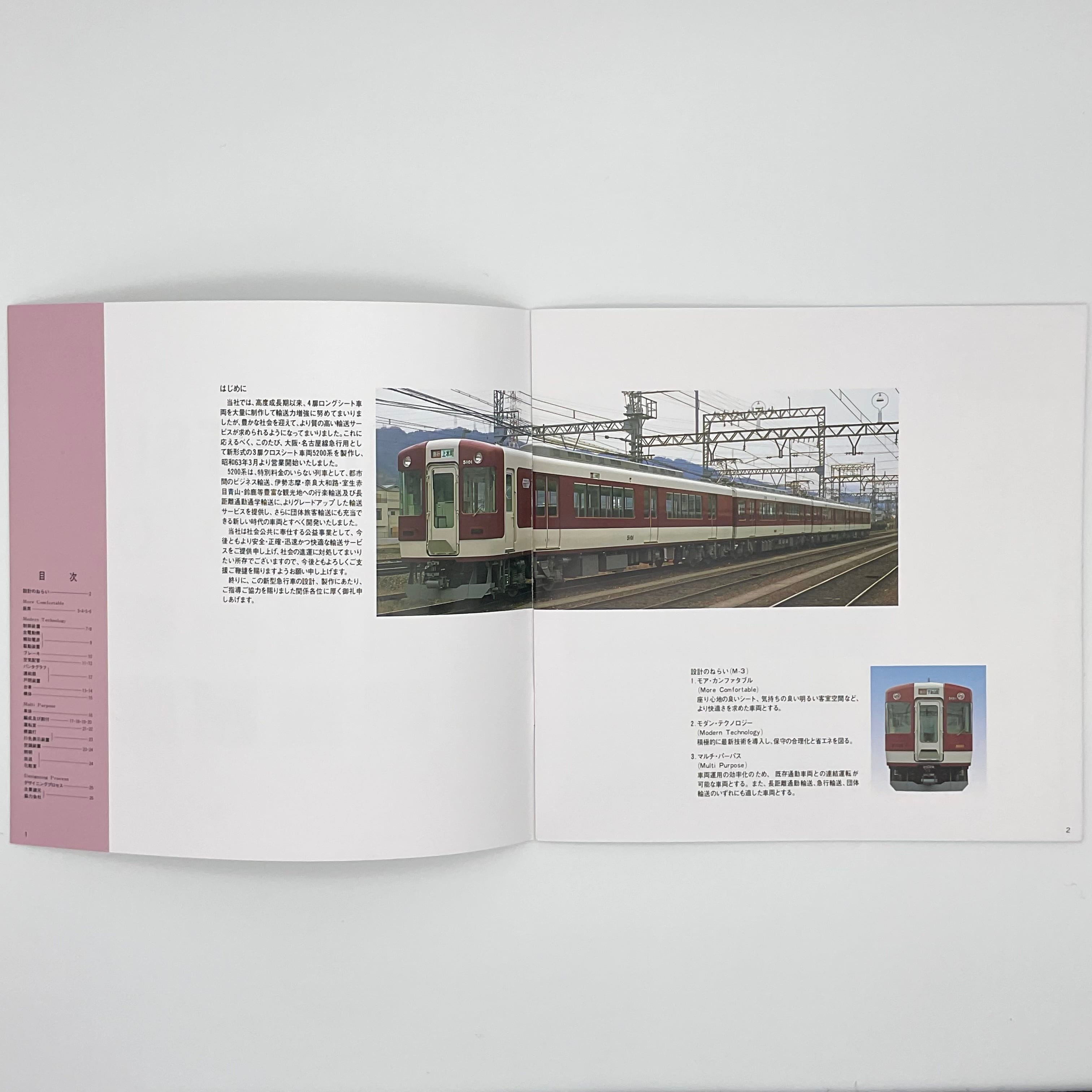 パンフレット 近鉄5200系 | 近鉄グッズマート by KRE