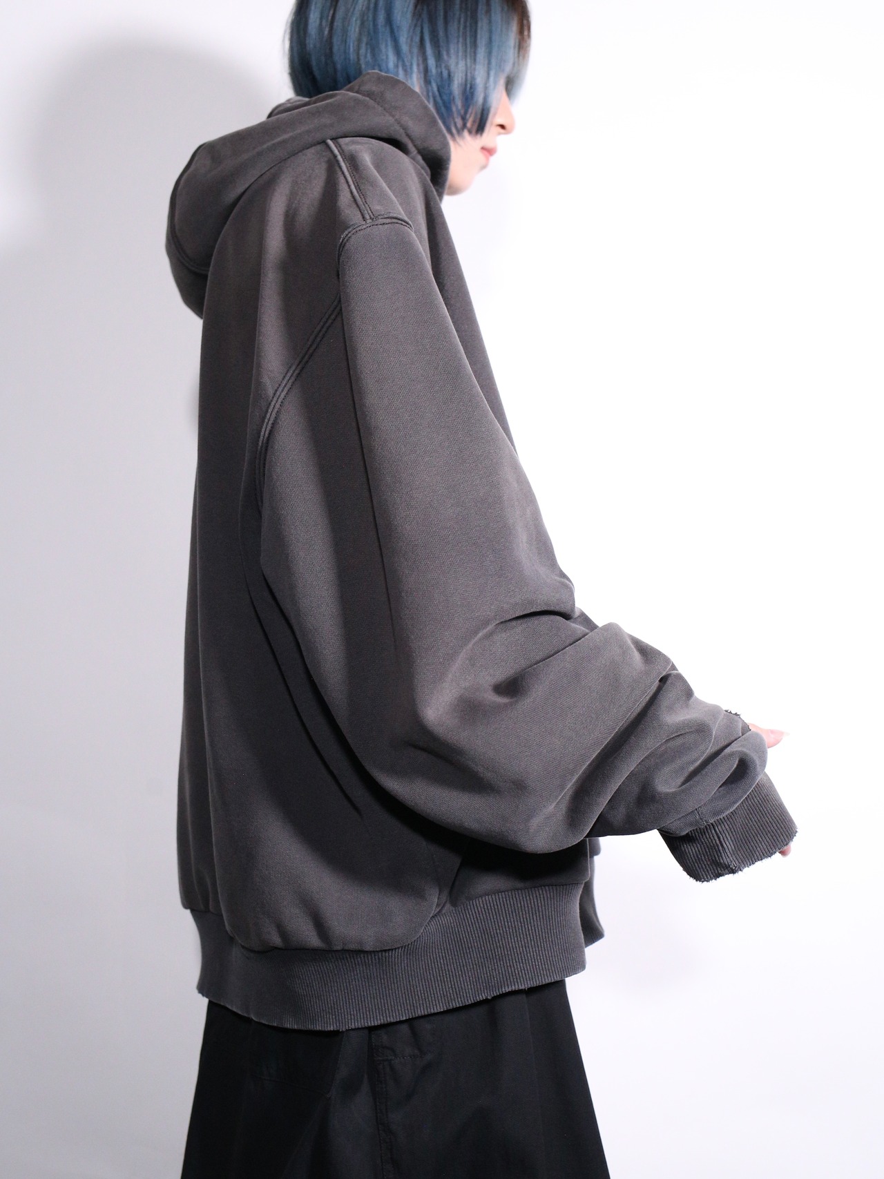 REMAKE / ”Carhartt” side-zip pocket hoodie - 4
