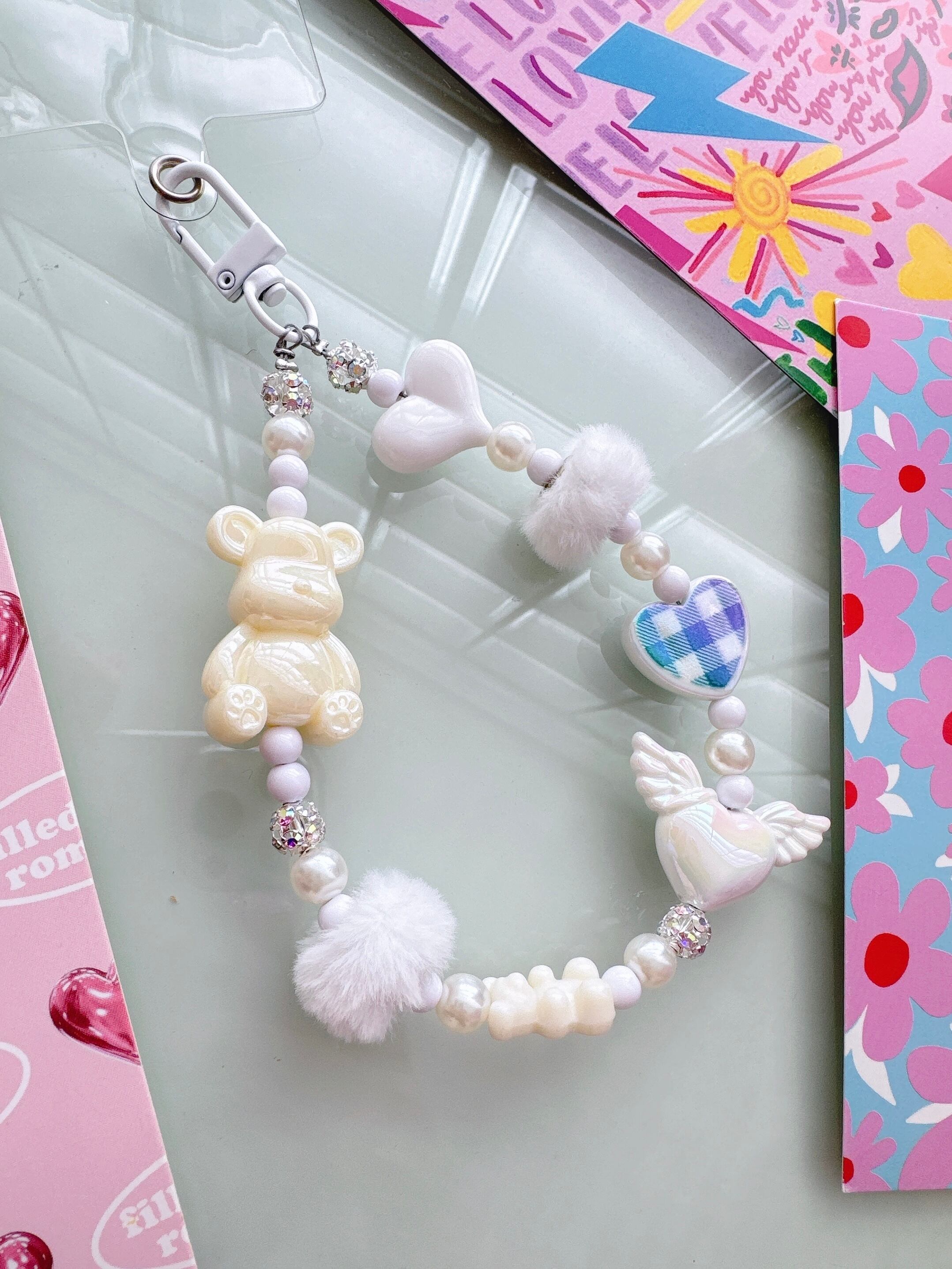 スマホストラップ♡E-143