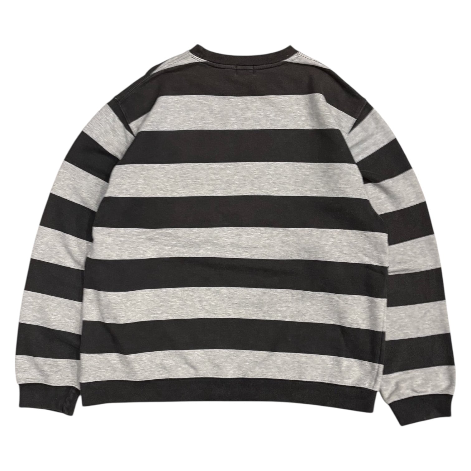 80s old stussy モックネック スウェット ボーダー 80s old stussy モックネック スウェット ボーダー