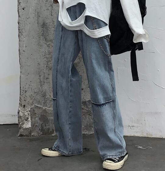 INSスタイル ボトムス ズボン パンツ デニム ワイドパンツ レトロ レディース 夏新作