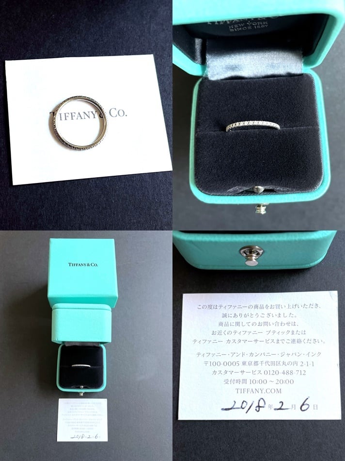 TIFFANY ティファニー フル エタニティ リング BELGIUM ダイヤモンド TIFFANY ティファニー フル エタニティ リング BELGIUM ダイヤモンド