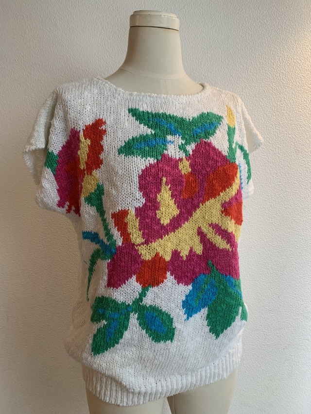 1980's French Sleeve Summer Sweater