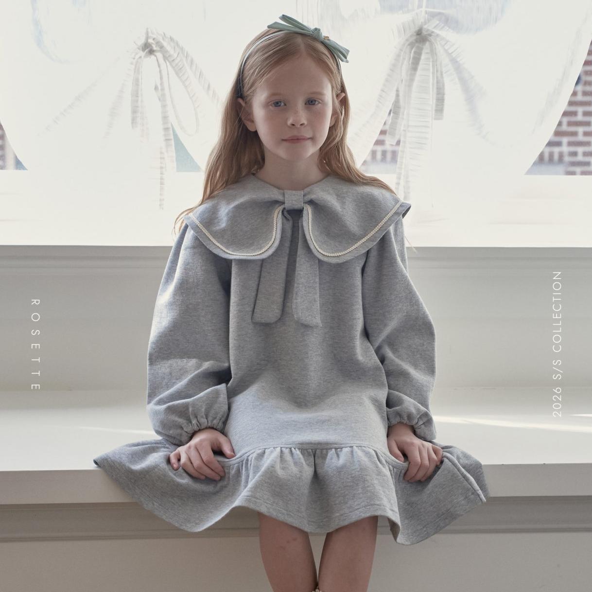 «sold out»«rosette» ラブリーリボンワンピース 2colors