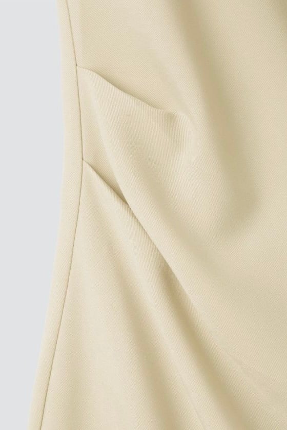 KINO THE KEI asymmetry drape cami dress アシンメトリー ドレープ