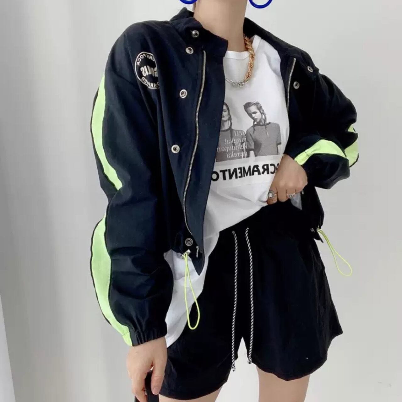 アウター レディース パンツ スポーティ カジュアル 韓国ファッション オシャレ 大人可愛い かっこいい Luluca 韓国トレンドファッションluluca ルルカ