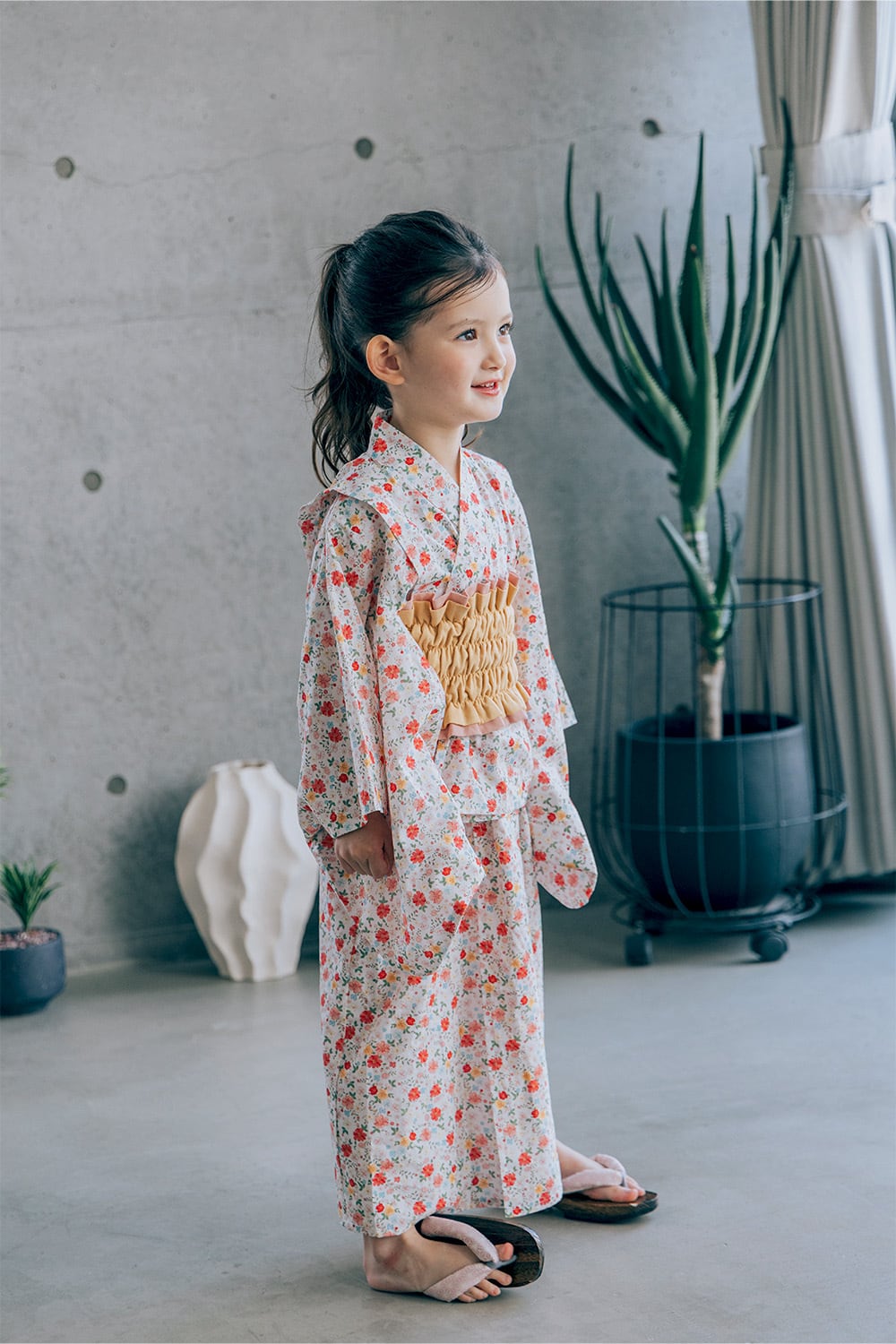 ⭐️美品⭐️YUKATA summer collection 3点セット restock【3点set】YUKATA long dress〈pink flower〉 | Coquette