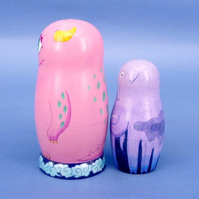 《 川端薫 》魑魅魍魎マトリョーシカ・壱　5個型