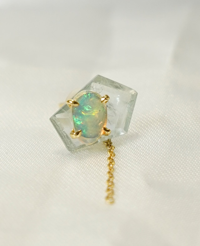 Feldsparl＆Opal pierced