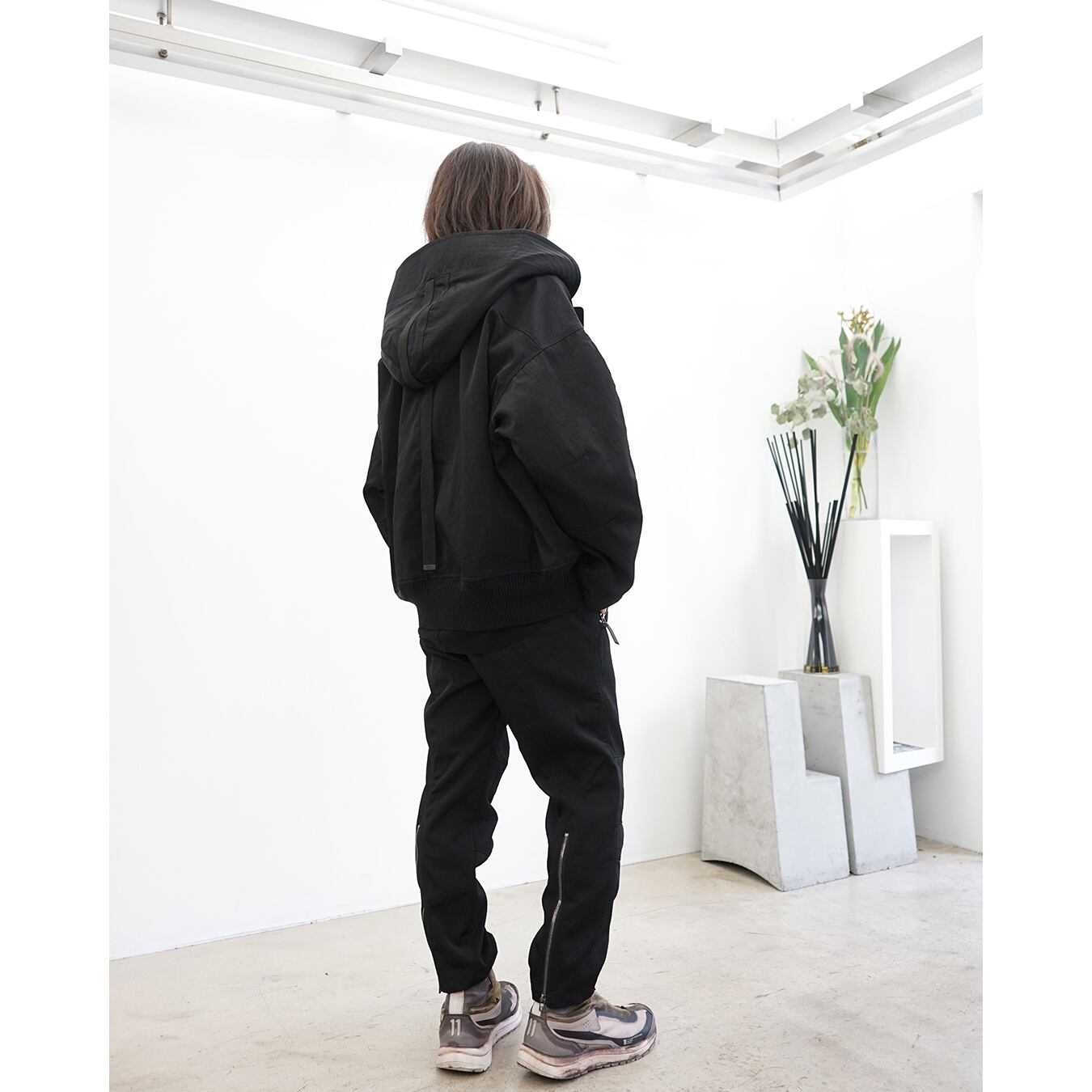 The Viridi-anne] (ザヴィリディアン) VI-3892-06 NYLON/WOOL TWILL