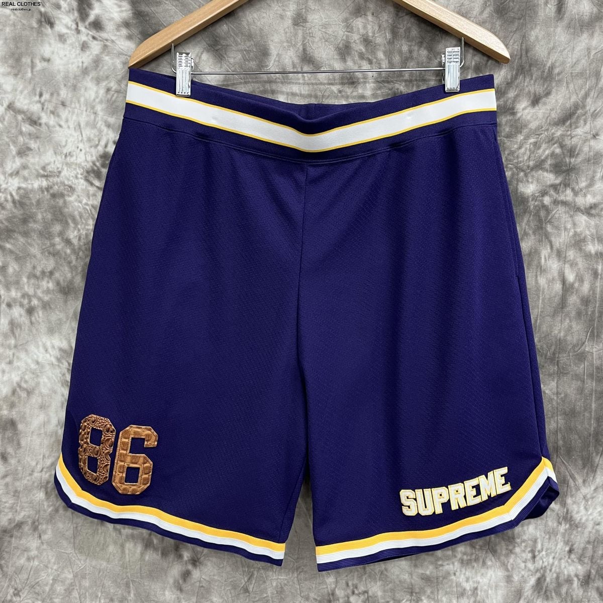 Supreme/シュプリーム【22SS】Faux Croc Basketball Short/フェイク クロコ バスケットボール  ショート/ハーフパンツ/L