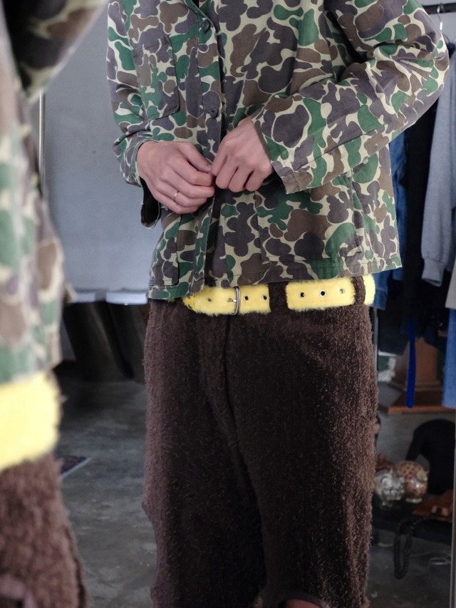 【BIO】 HIDDEN POCKET FUR BELT