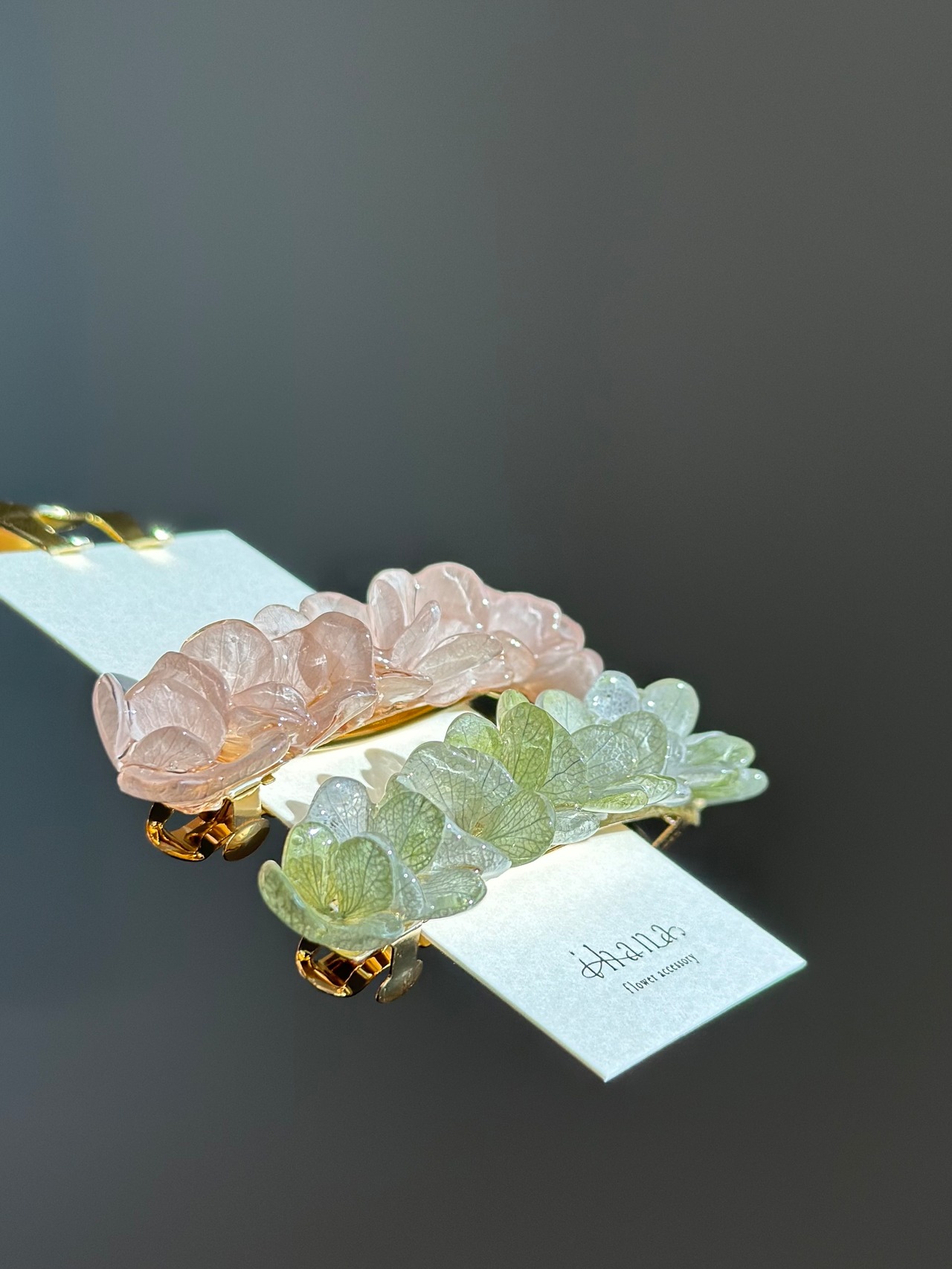 hydrangea barrette