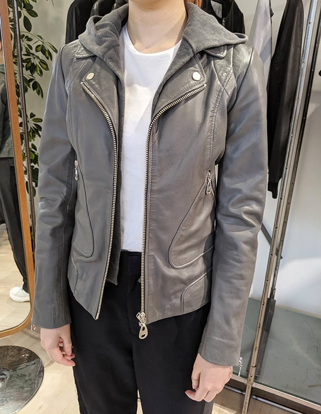 doma leather 羊革 グレー ラムレザー レザージャケット-www.mwasaving.com