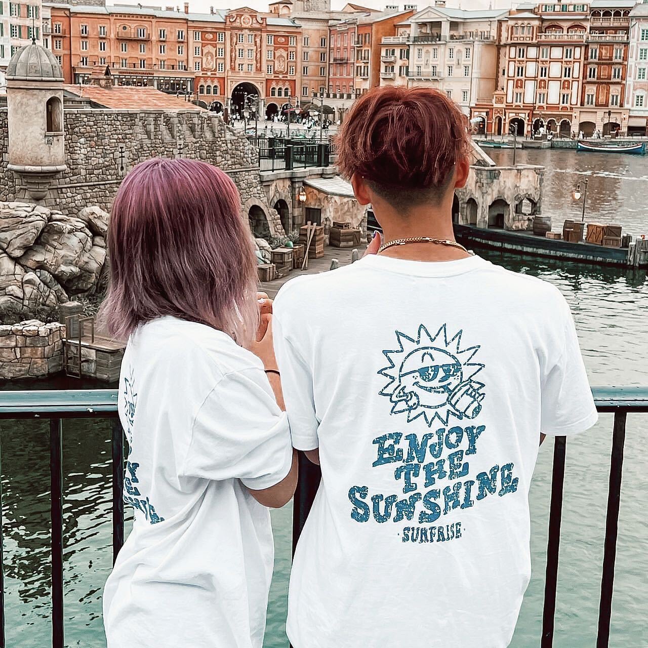 Sunshine Tee - White / Blue | Surfrise <サーフライズ>
