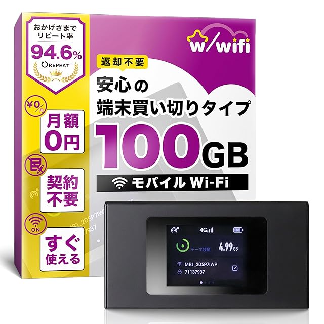 Starway モバイルルーター SIMフリー 国内100GB付き 365日間 Starway モバイルルーター SIMフリー 国内100GB付き 365日間 ポケット