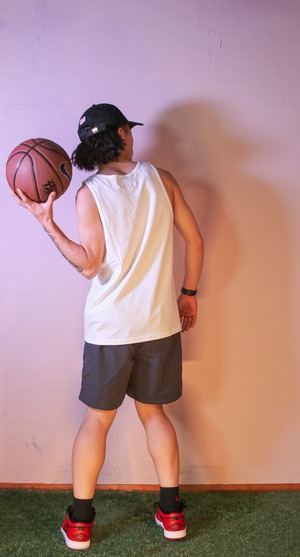 NYLON EAZY SHORTS [CHARCOAL]