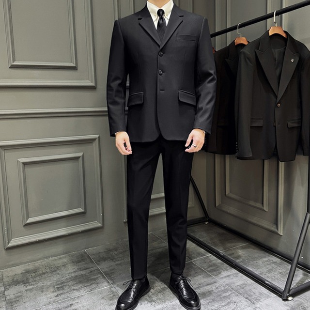 シングルブレスト スリーピース スーツ 1色 11288