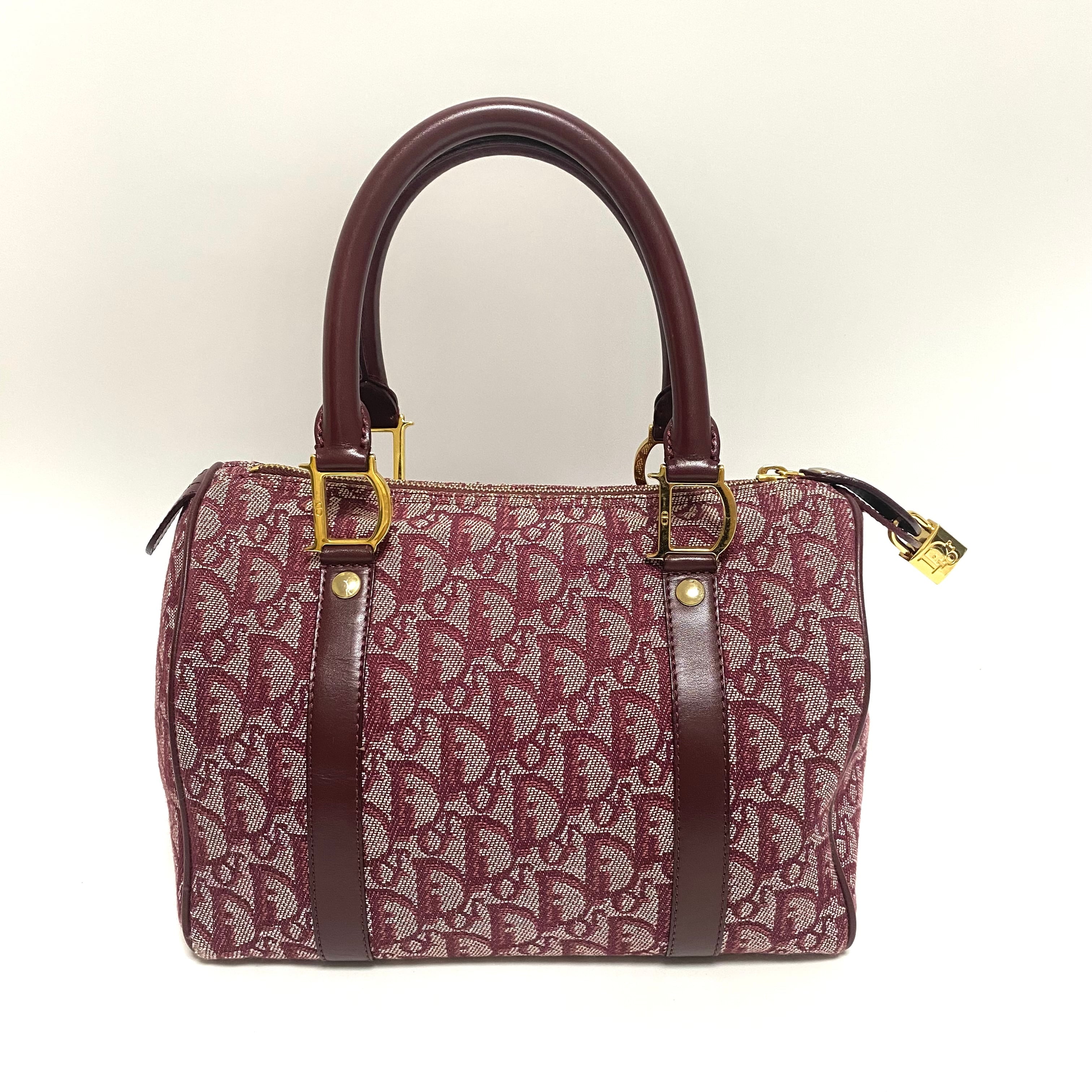 Christian Dior ディオール トロッター ミニボストン レッド 11214  